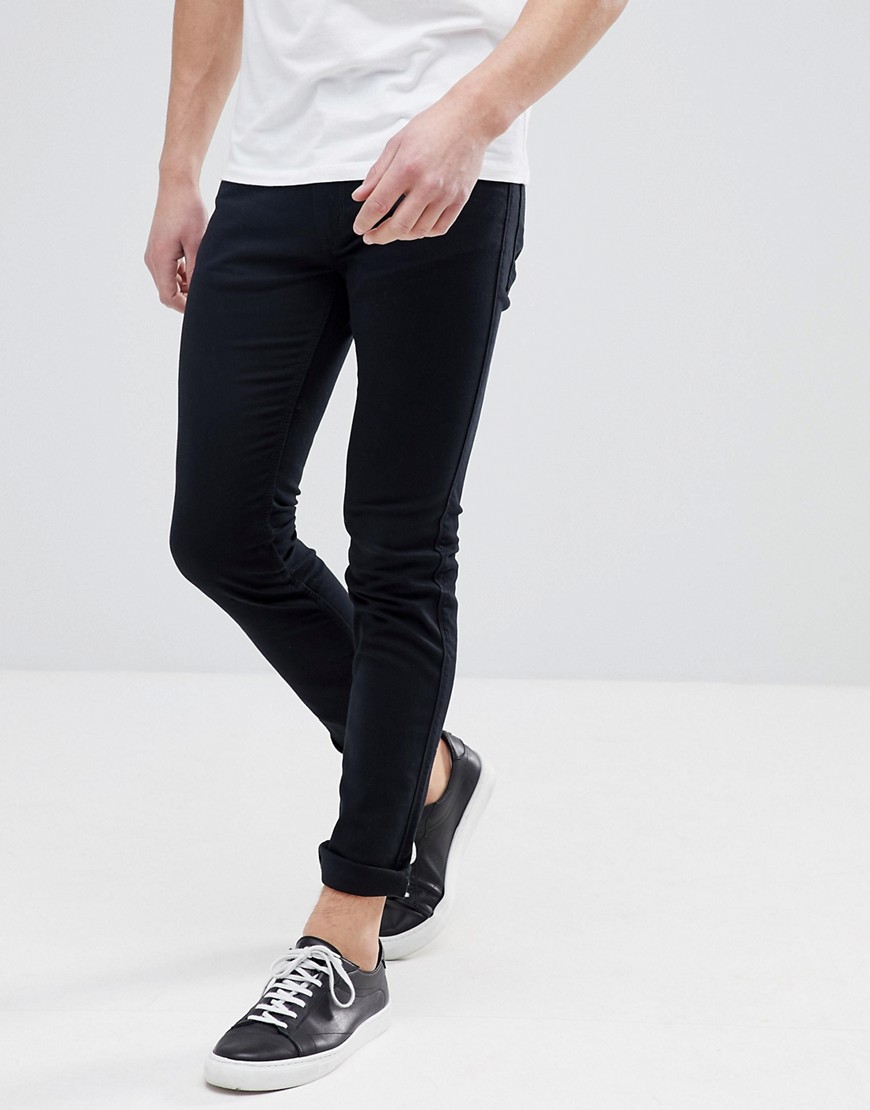 HUGO Skinny Fit Stretch Jeans In Black - 001