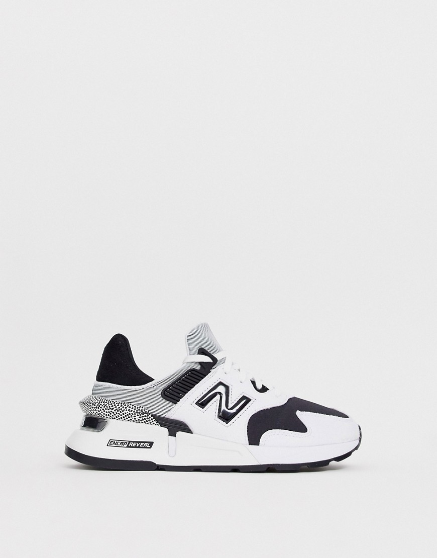 NEW BALANCE NEW BALANCE 997S SNEAKERS IN WHITE & BLACK,WS997JCF