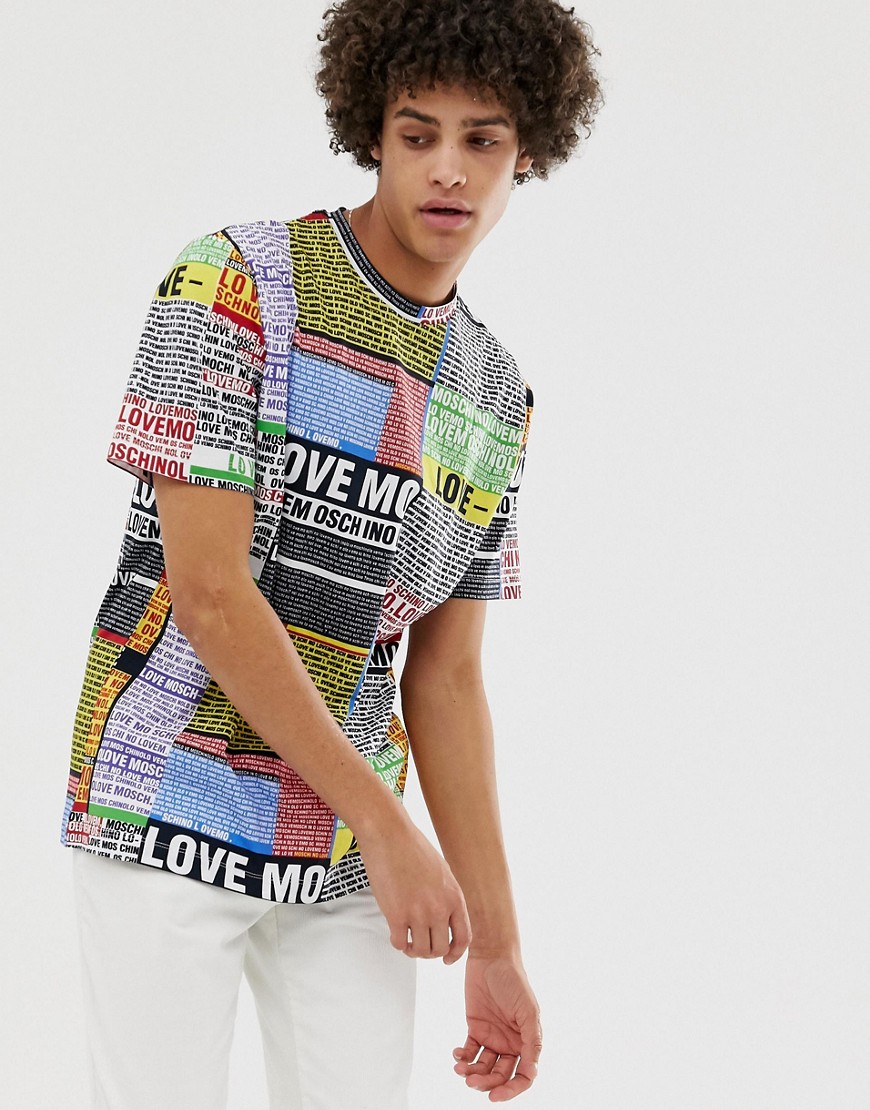 Love Moschino all over print t-shirt