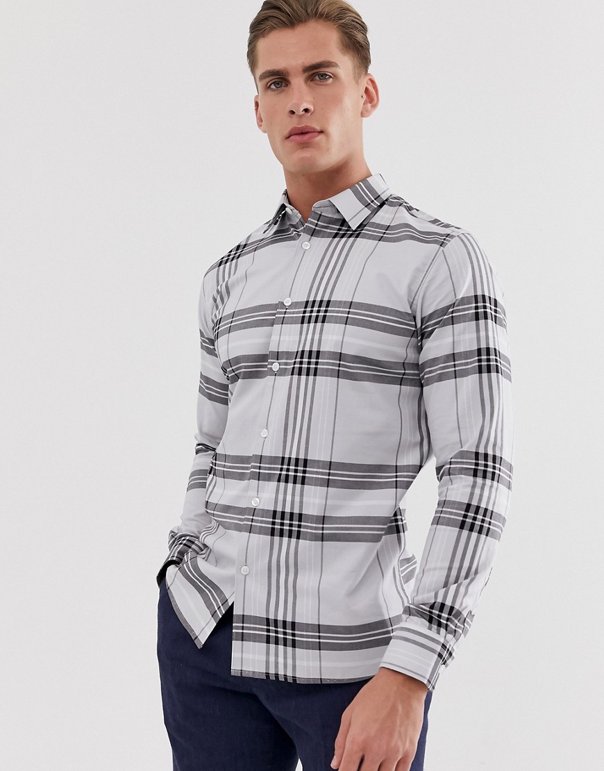 Selected Homme smart check shirt in slim fit
