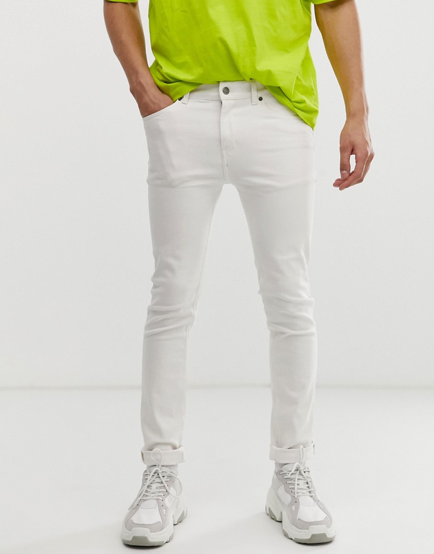 Cheap Monday Tight skinny jeans in white