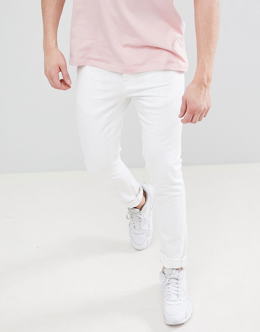 Voi Jeans Skinny Fit Jeans in White - White