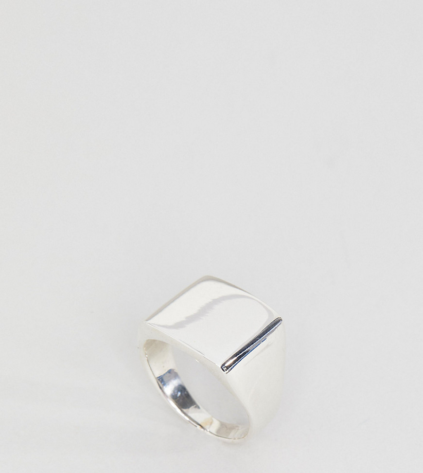 Kingsley Ryan Sterling Silver Square Signet Ring - Silver