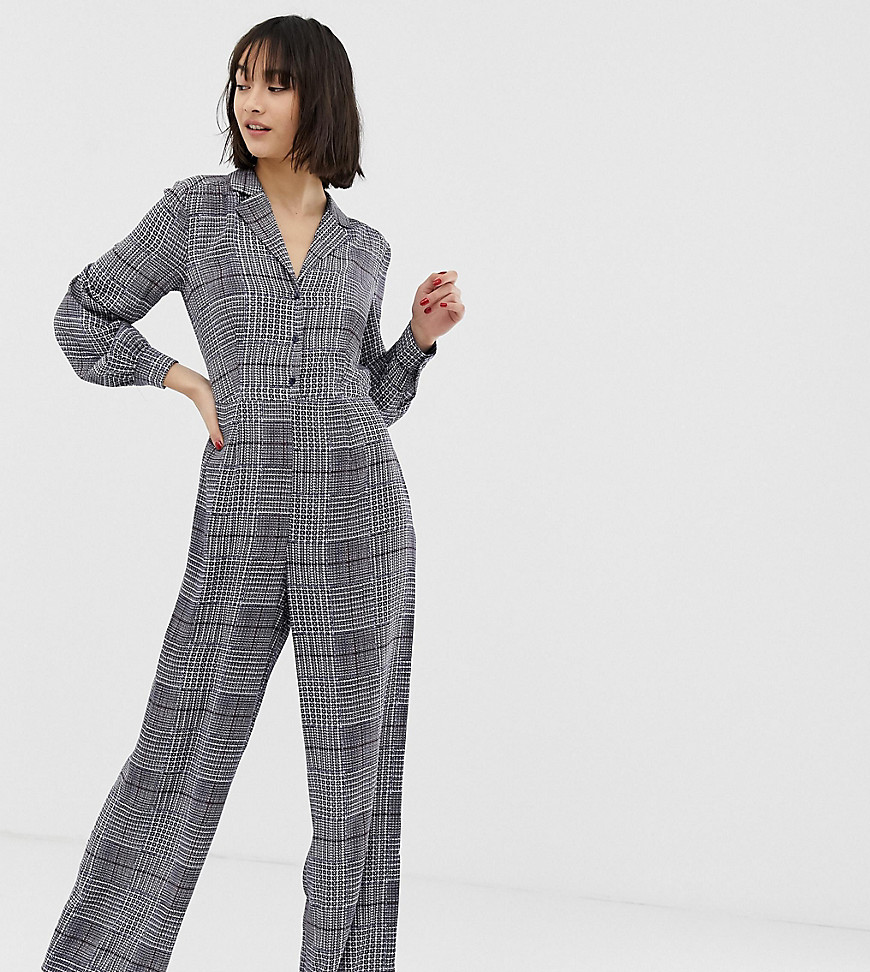 Warehouse jumpsuit in check