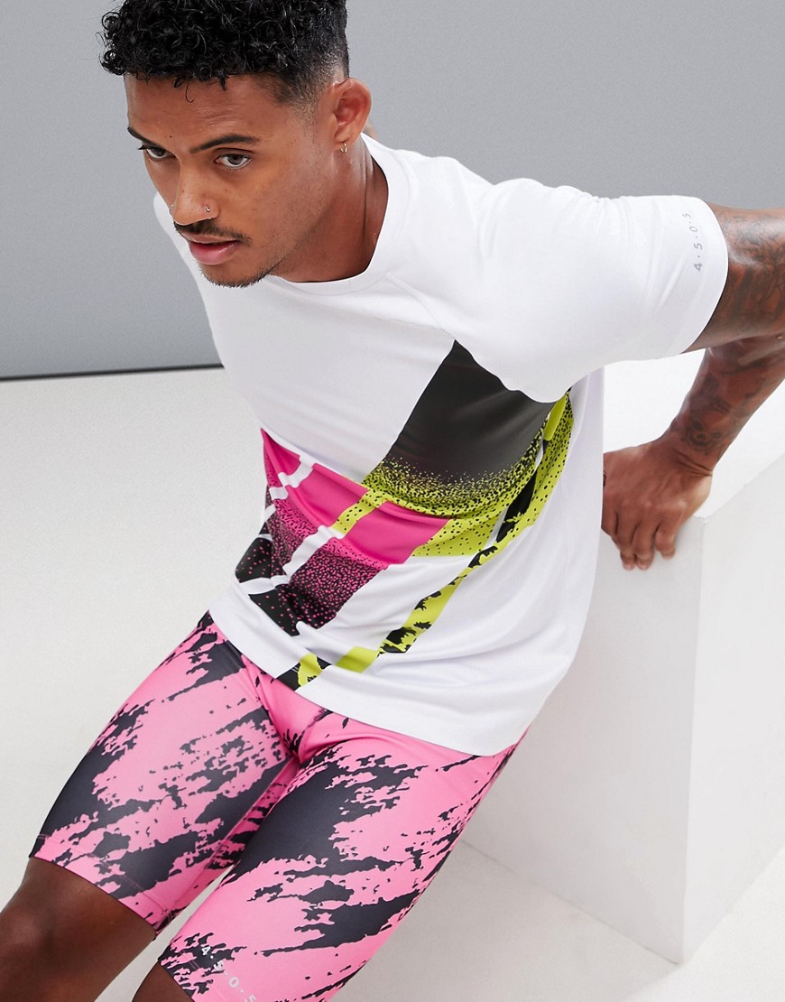 ASOS 4505 t-shirt with 90s print with quick dry