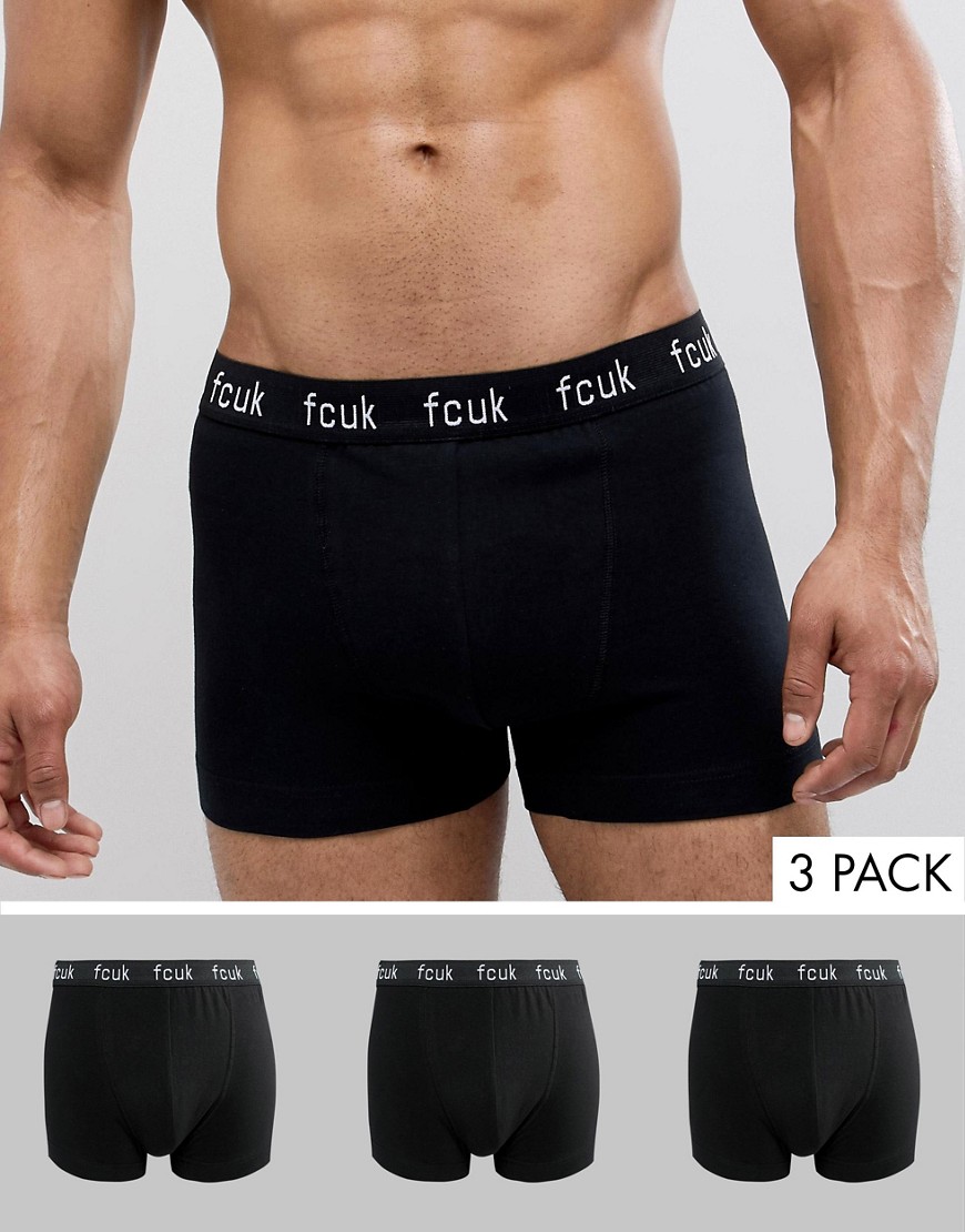 French Connection FCUK 3 Pack Boxers