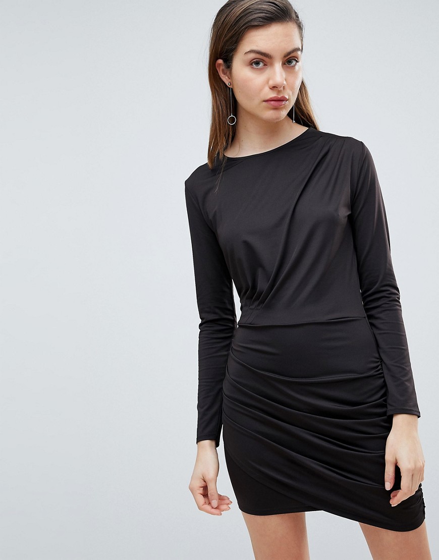 Ivyrevel Long Sleeved Jersey Dress with Ruched Detail