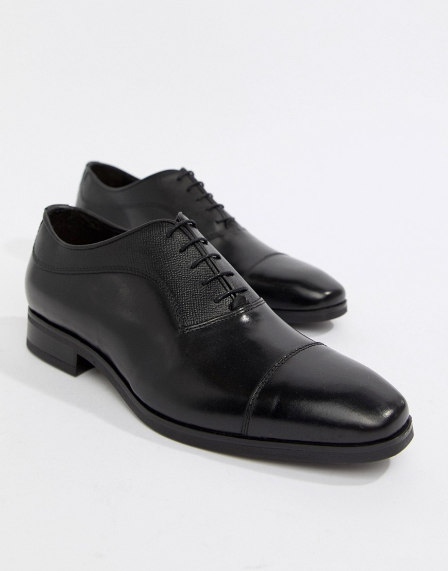 Kurt Geiger London Austin Leather Oxford Shoes - Black