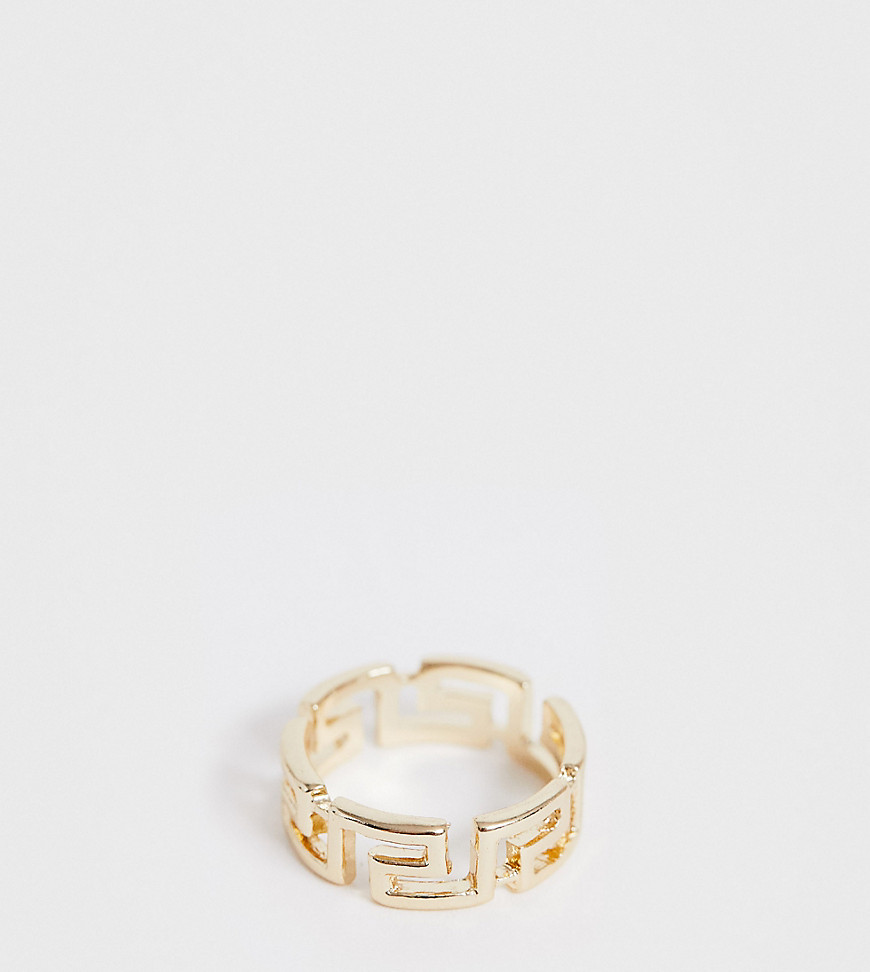 Liars & Lovers gold aztec ring