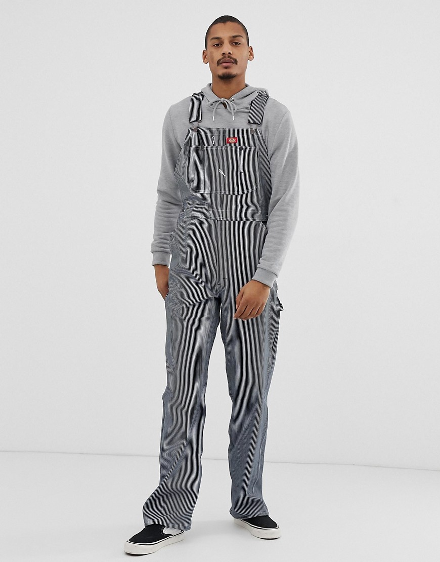 Dickies Hickory dungarees in stripe