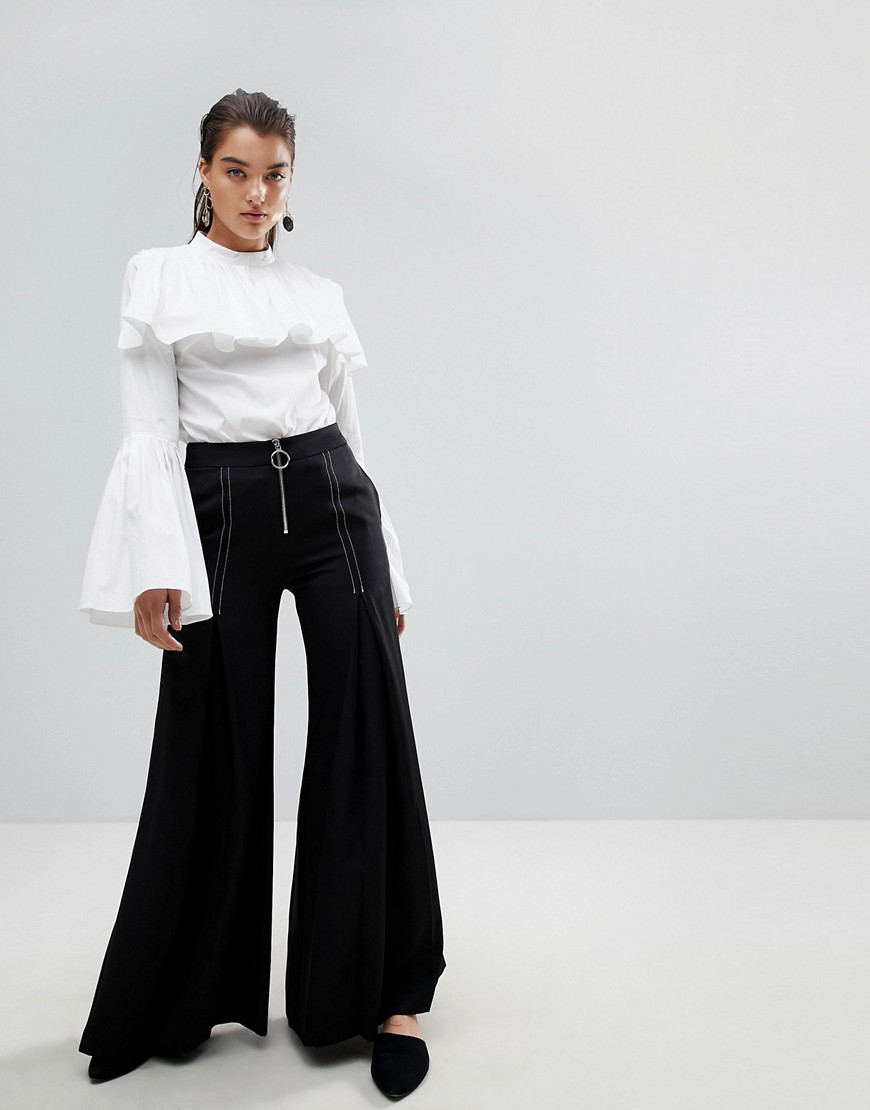 Stylemafia Surco Flared Trousers - Black