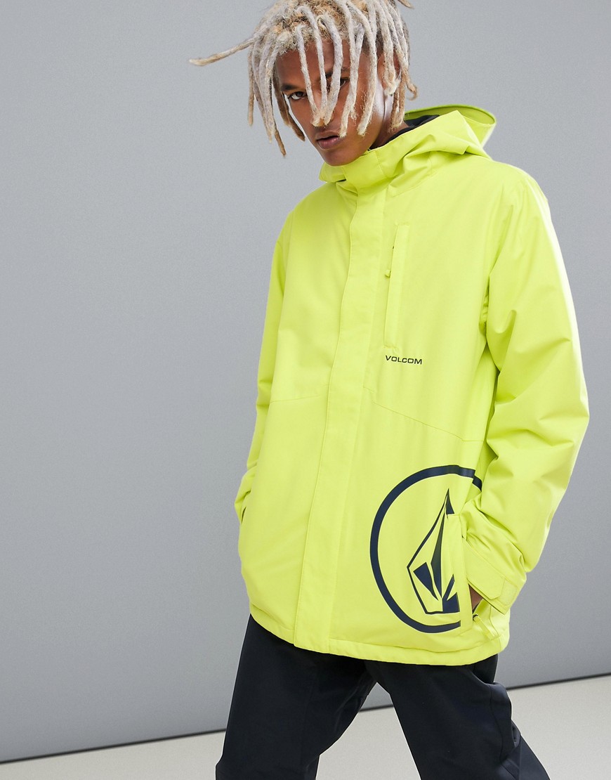 Volcom 17 Forty Insulated Jacket in Yellow