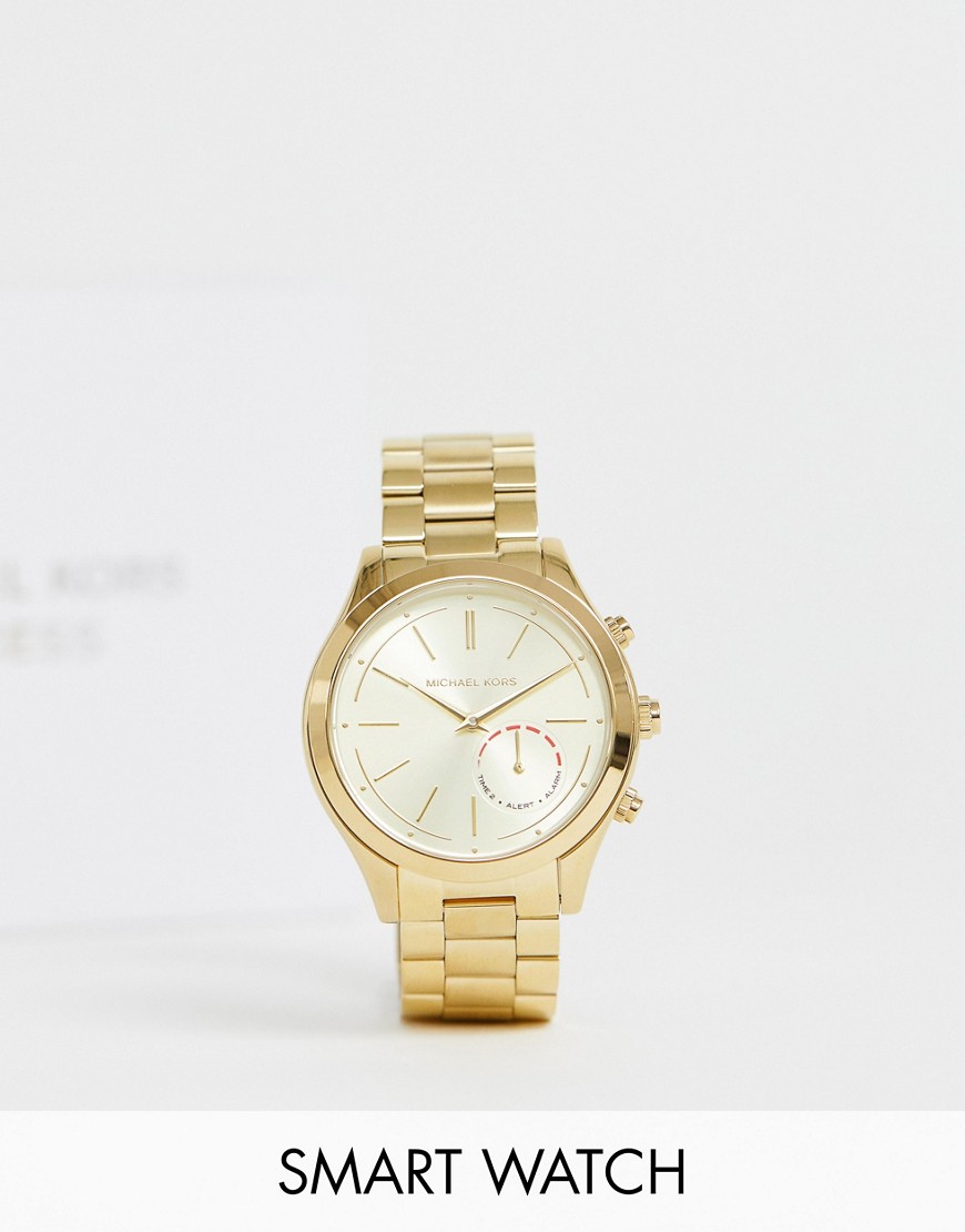 Michael Kors MKT4002 ladies gold smart bracelet watch