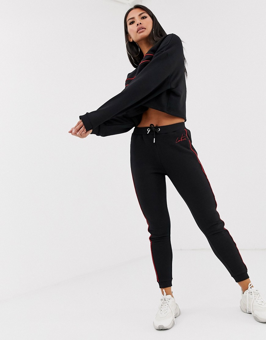 Couture Club skinny fit tracksuit joggers