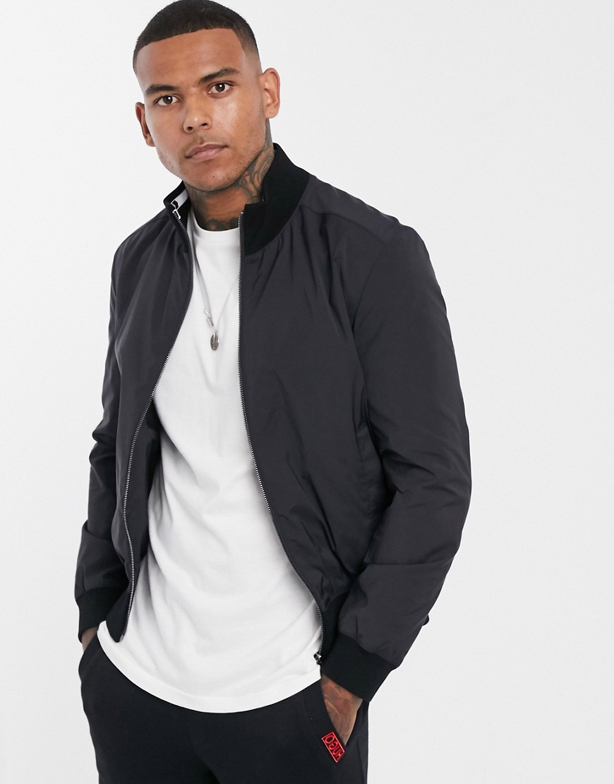 HUGO x Liam Payne lightweight jacket with reflective detail in navy
