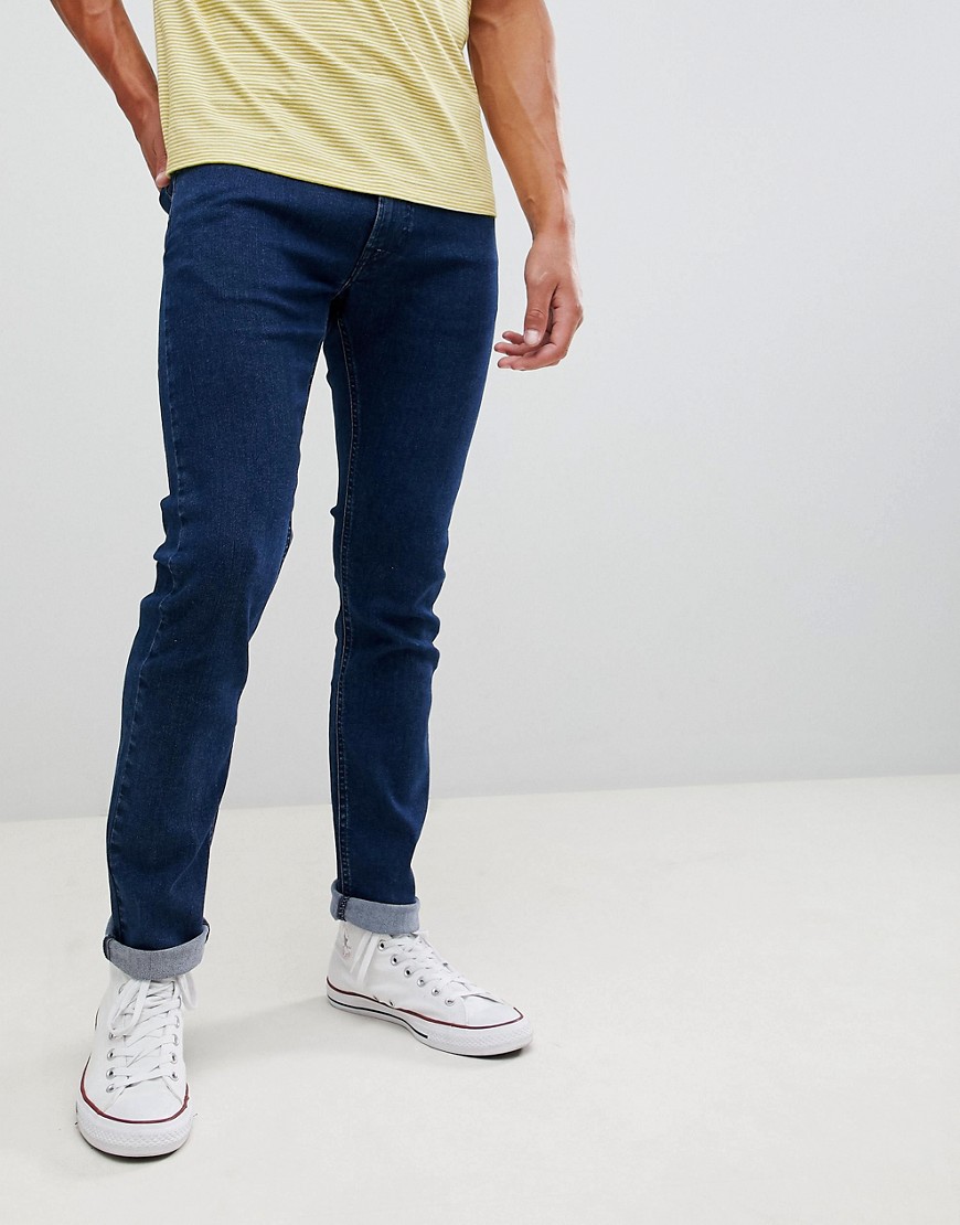 Lee Jeans Luke slim tapered jeans in dark stone
