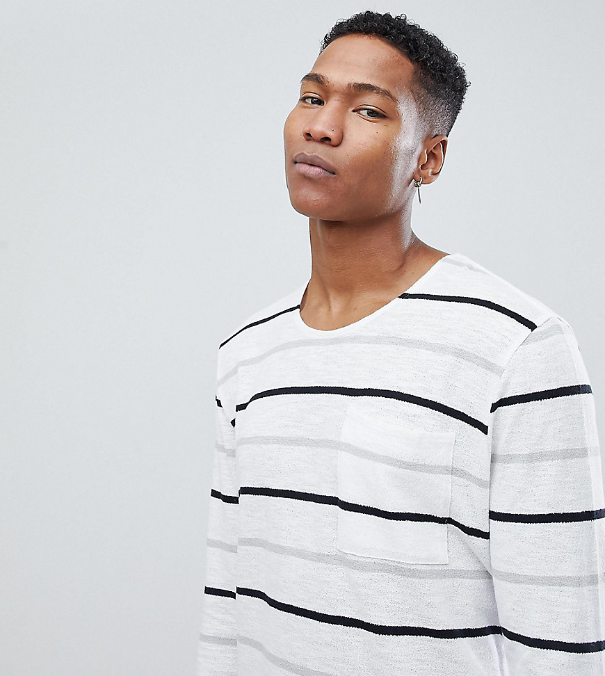 Noak t-shirt in stripe with long sleeves