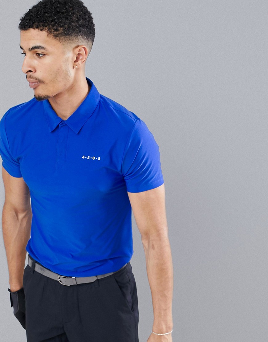 ASOS 4505 golf polo with quick dry in blue