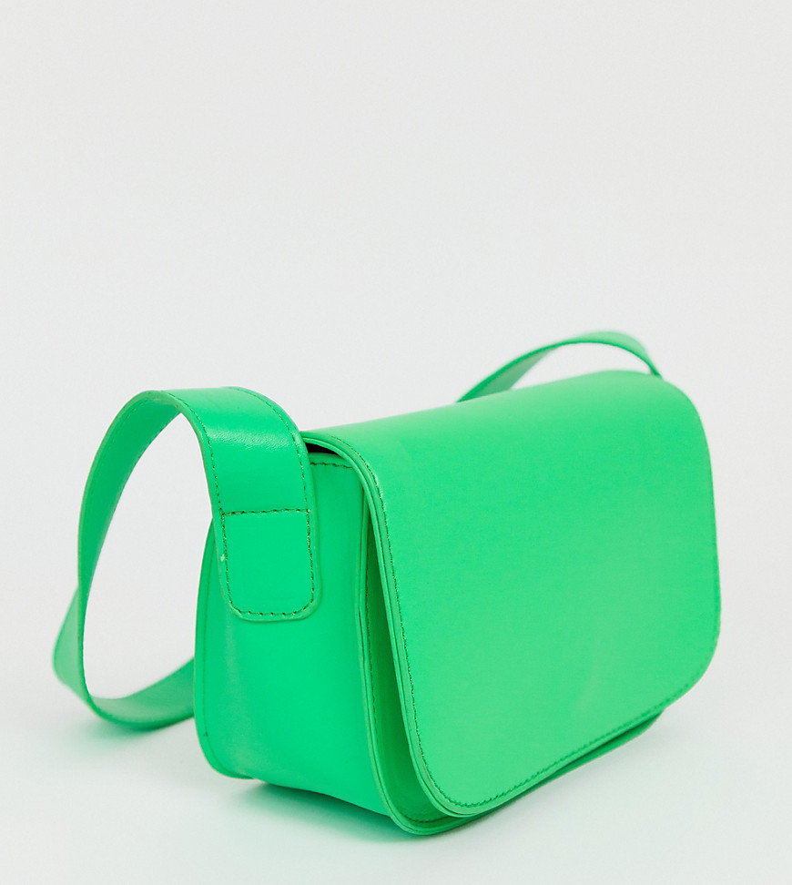 My Accessories London green neon shoulder bag