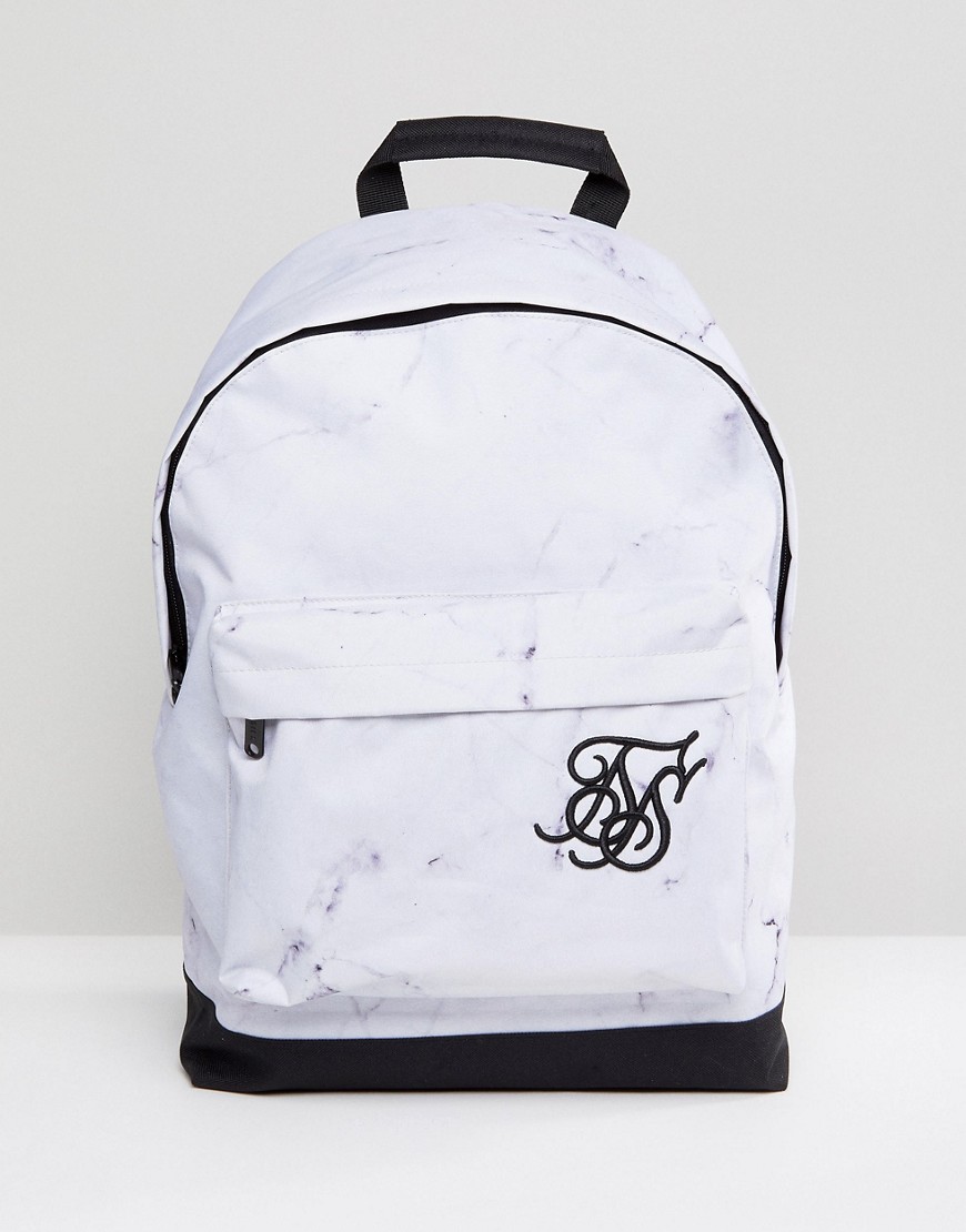 SikSilk backpack in white - White