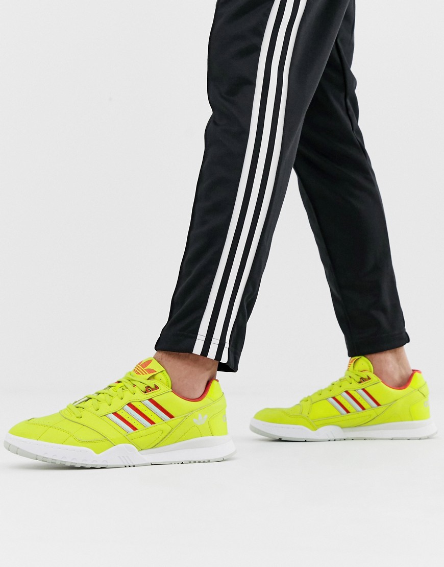 adidas Originals A.R trainers in yellow