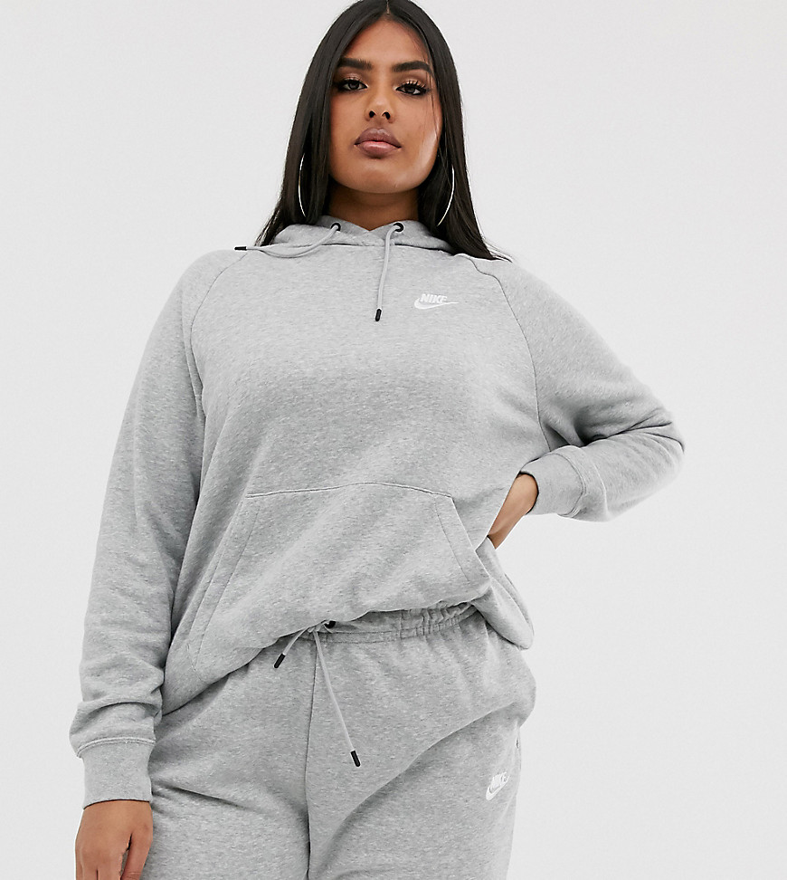 Nike plus grey essentials hoodie