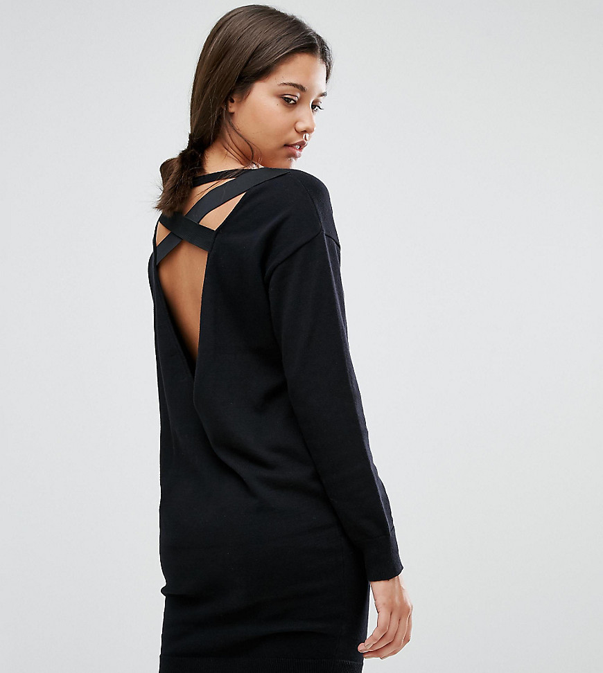 Платье-джемпер с эластичными лямками Micha Lounge - Черный 