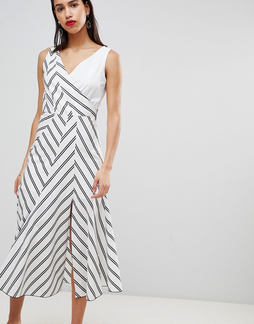 Sportmax Code Stripe Midi Dress