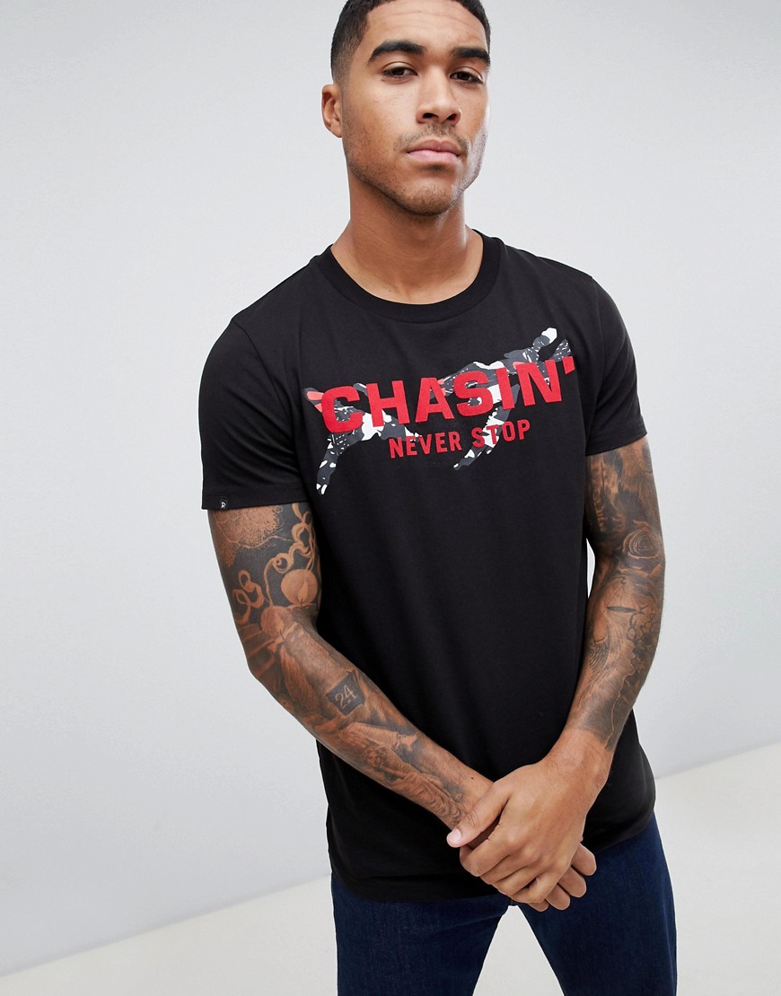 Chasin' Tempa never stop logo t-shirt black