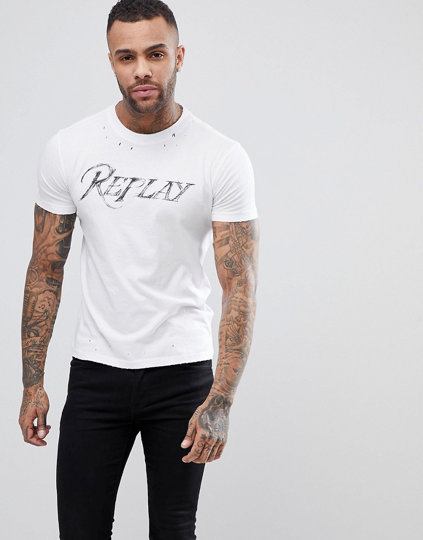 Replay Neymar logo t-shirt