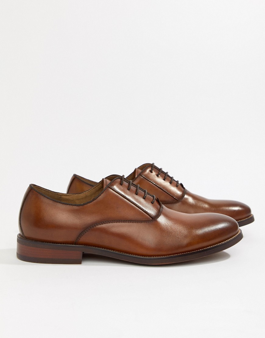ALDO Eloie lace up shoes in tan leather