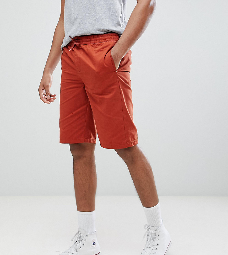 D-Struct TALL Elastic Waist Shorts - Red