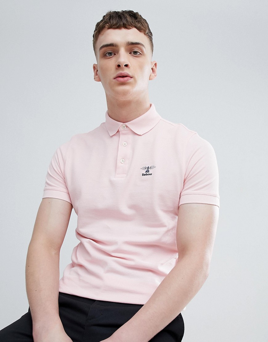 Barbour Joshua Polo in Pink - Lt pink