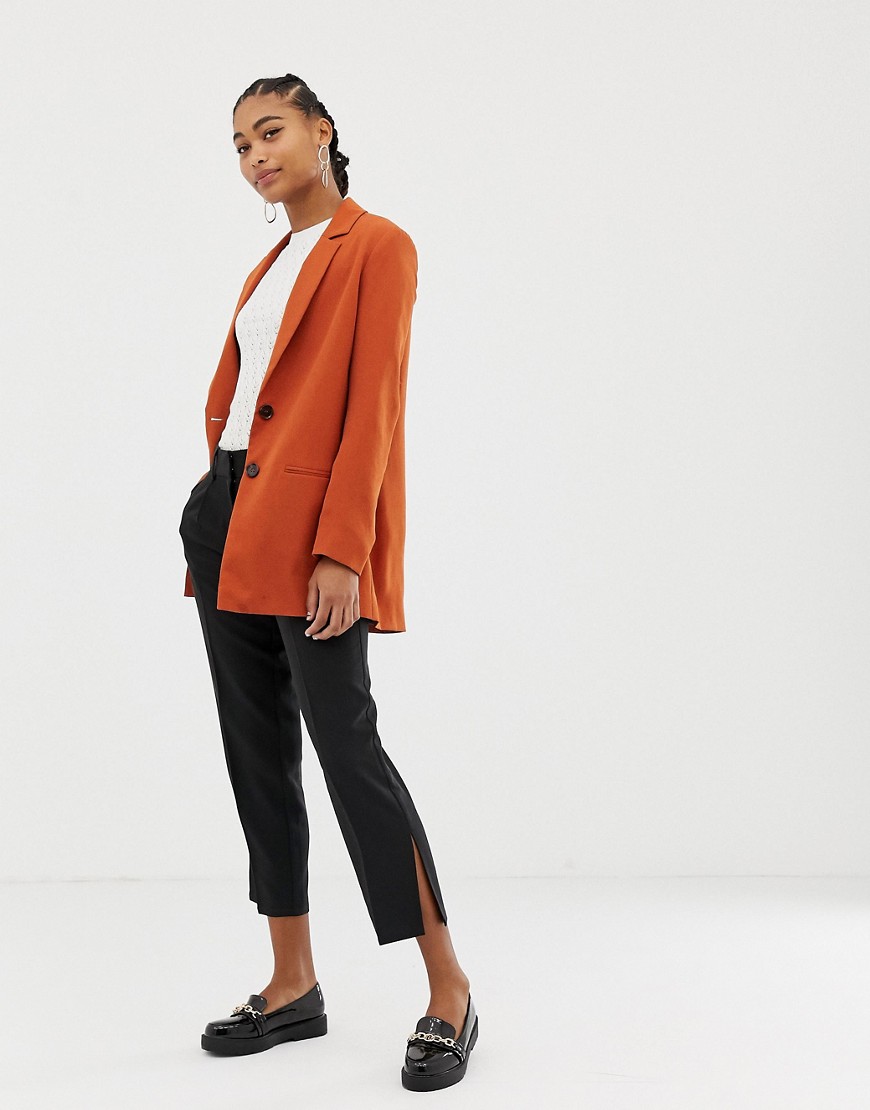 Pieces Benita cropped trousers