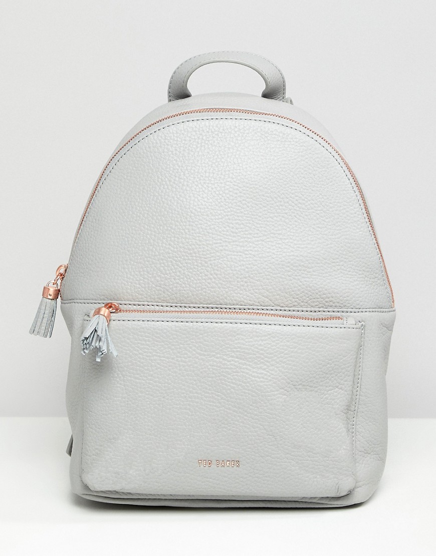 Ted Baker Mollyyy Soft Leather Backpack - Grey