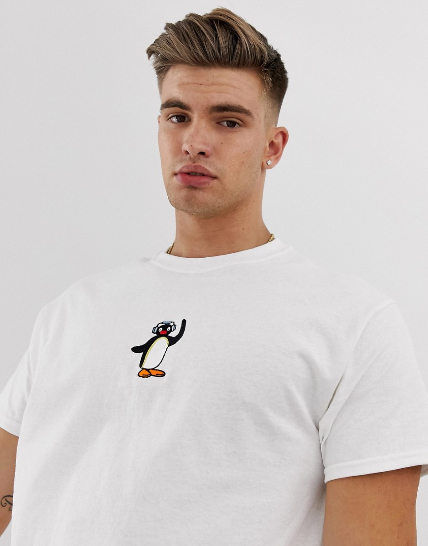 Pingu embroidered t-shirt
