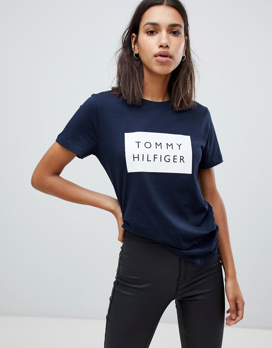 Tommy Hilfiger Square Logo T-shirt - Midnight
