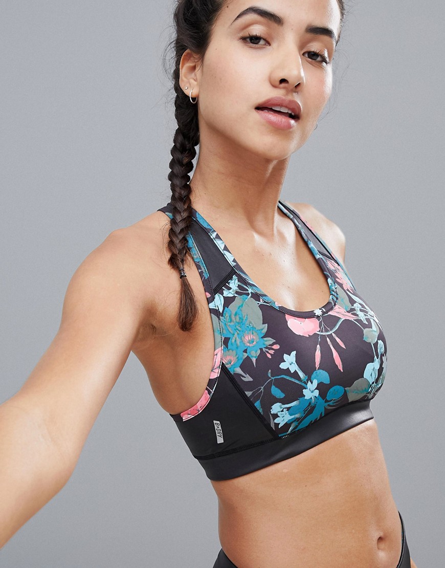 Only Play Tropical Print Breathable Sports Bra