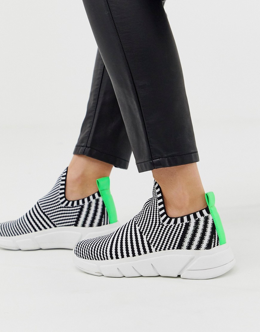Kendall + Kylie slip on knit trainers