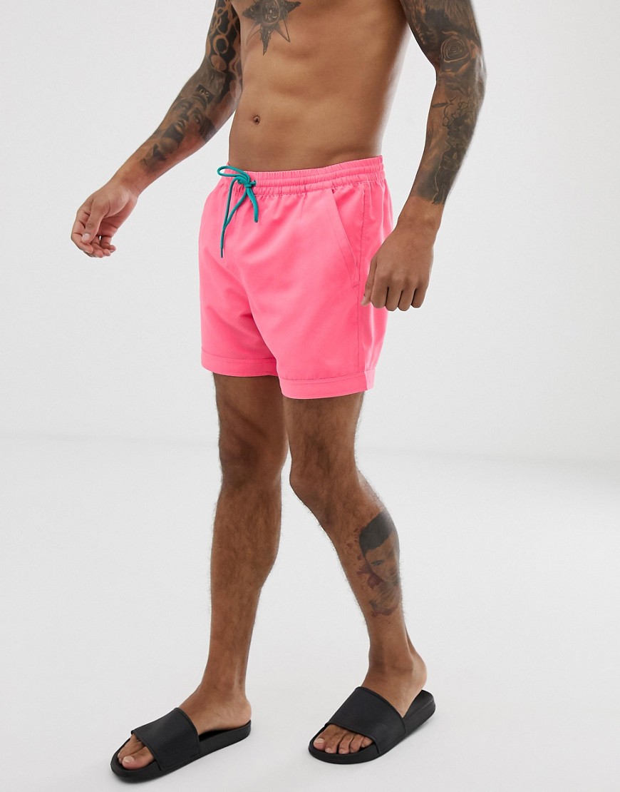 South Beach Recycled swim shorts in pink