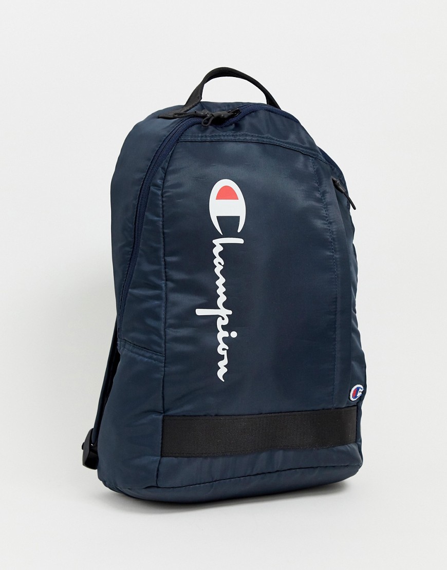 Champion backpack with logo in navy