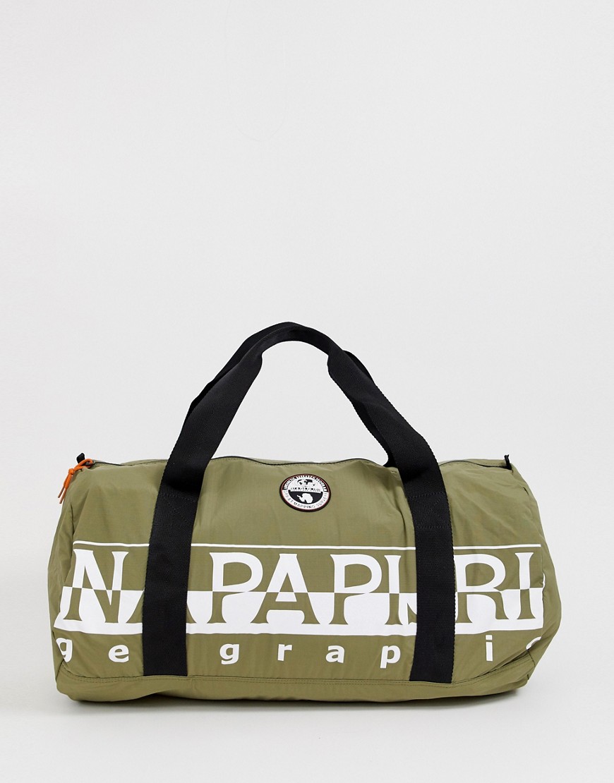Napapijri Bering pack away holdall bag in khaki