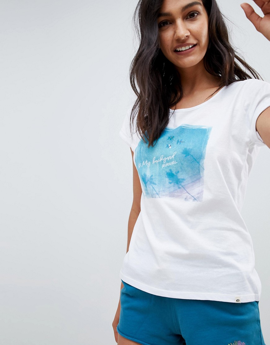 Rip Curl Eco Pacific Ombre Beach T-Shirt in Organic Cotton