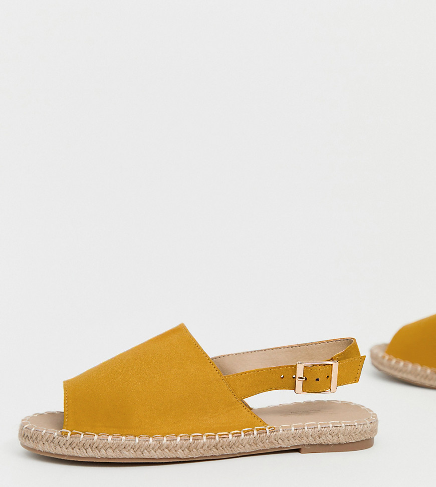 Truffle Collection wide fit espadrille slingback sandals