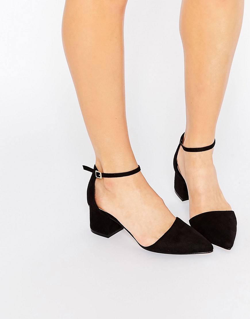 New Look | New Look Pointed Toe Block Heel at ASOS