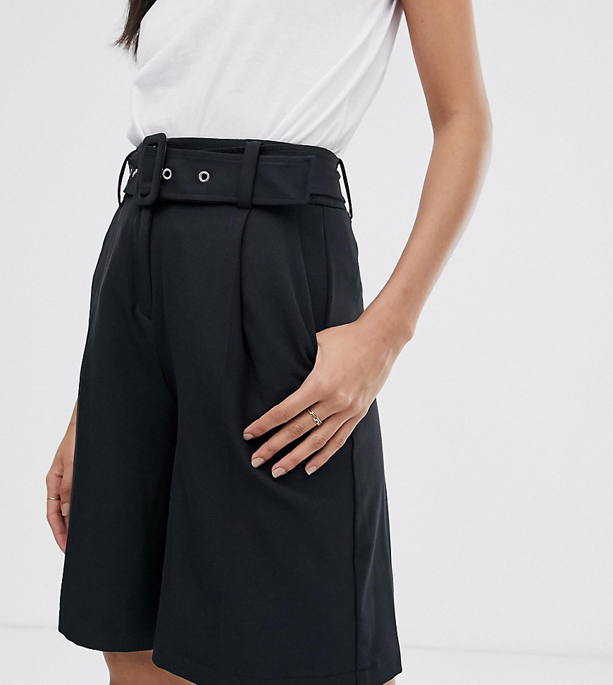 Vero Moda Tall Aware belted tailored city shorts