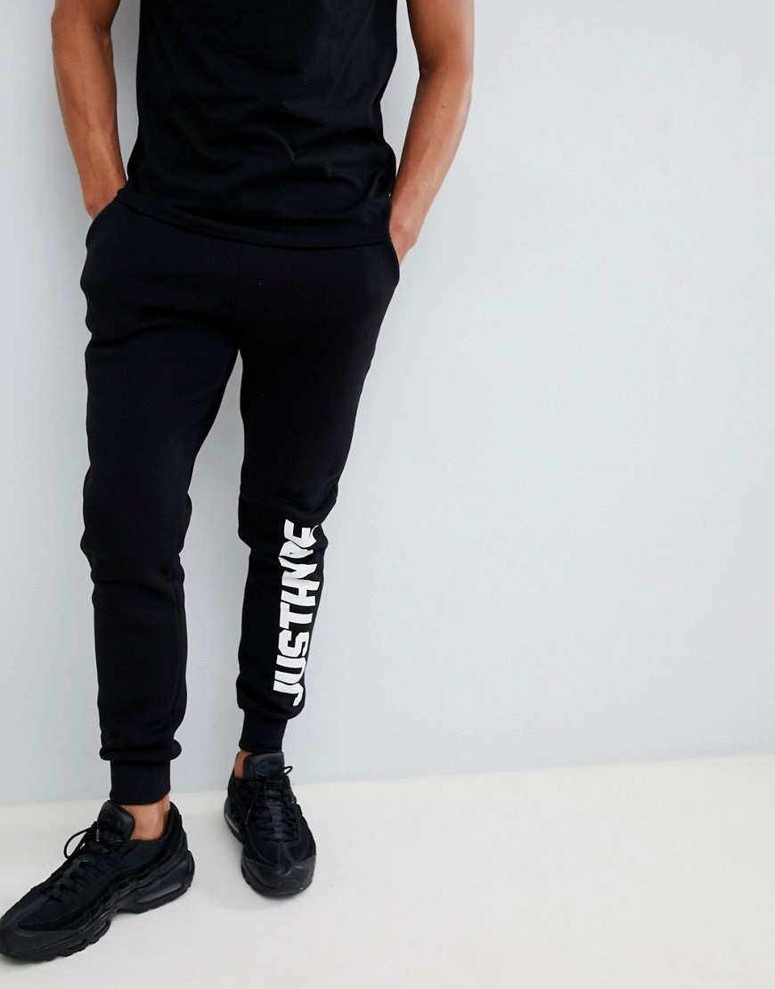 Hype skinny joggers with side logo