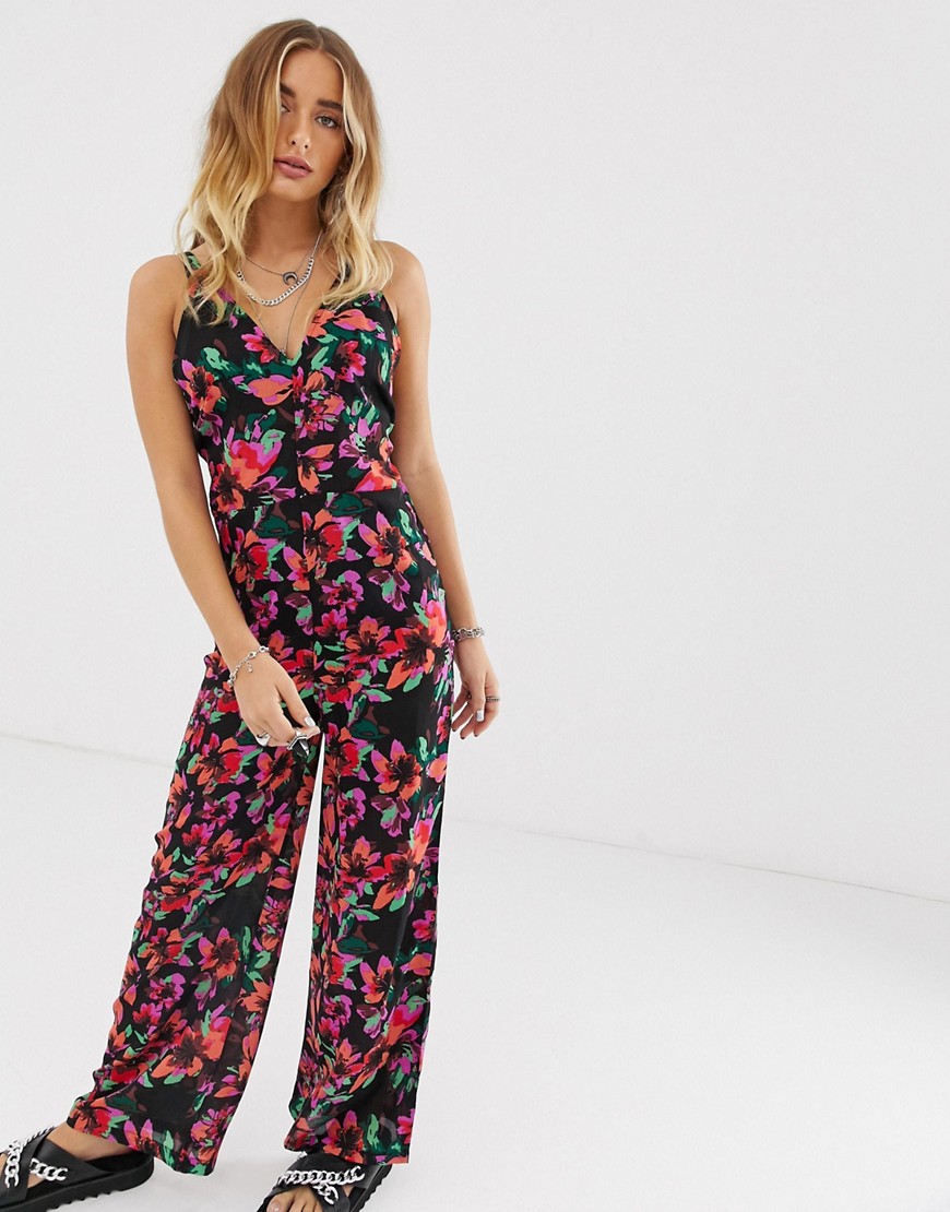 Sacred Hawk cami jumpsuit with low back