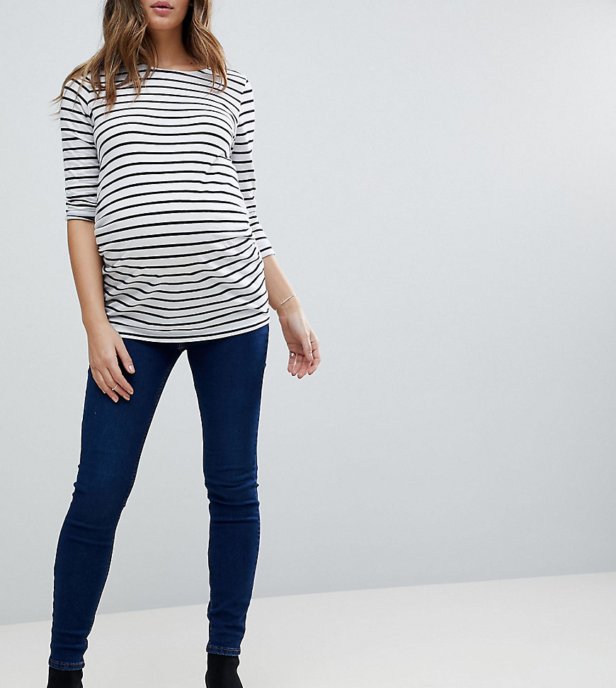 New Look Maternity Under The Bump Dark Blue Jegging