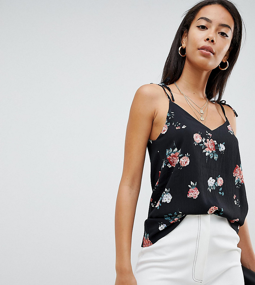 Fashion Union Tall Cami Top In Vintage Floral - Vintage floral